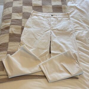 NYDJ White Wide Leg Pants